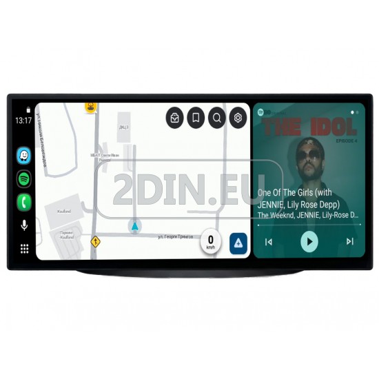 FIAT 500 - 12.3" МУЛТИМЕДИЯ / Навигация android 16 черна